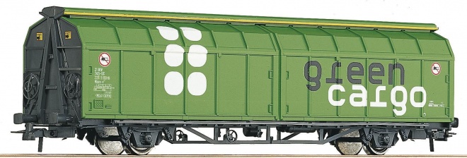 Sliding wall Box car in Green Cargo livery<br /><a href='images/pictures/Roco/67330_HM_rgb.jpg' target='_blank'>Full size image</a>